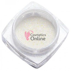 Decor pentru unghii NADP031DD praf de sirena de 2,5gr Alb cu Reflexii